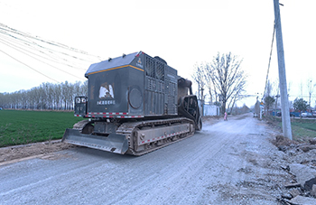 九州陆达水泥路面破碎机就地破碎